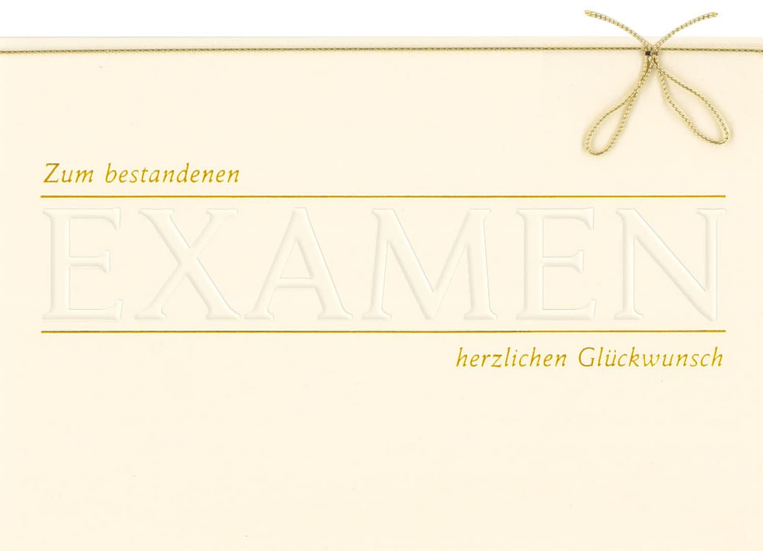 bsb 631099-2 Greeting Card for Passed Exam Envelope Beige