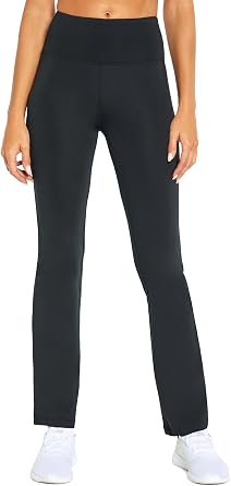 Bally Total Fitness Womens Colorblock High Rise Flare Pant