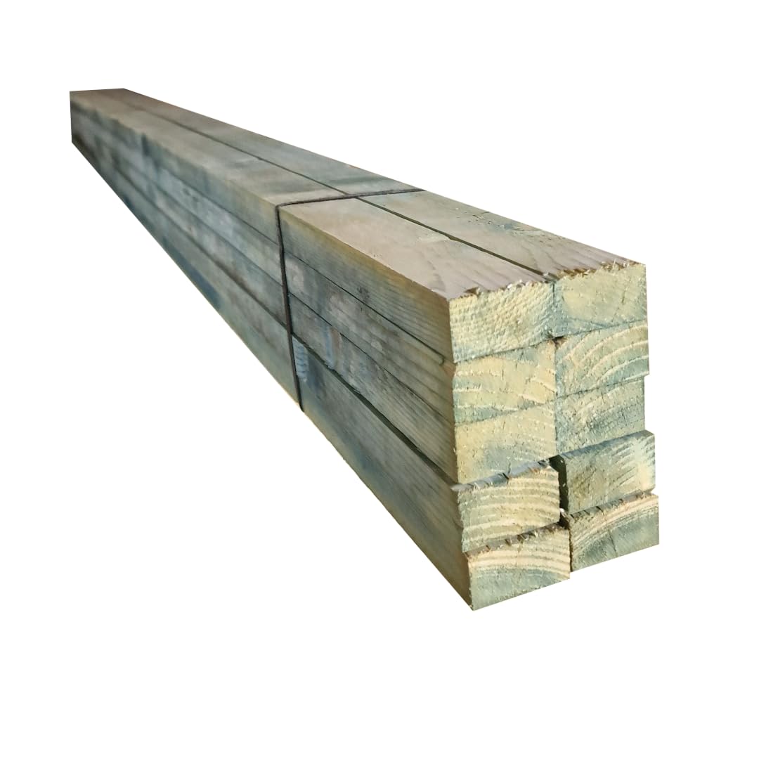 Snowdon Timber Factory Reject B25508T8 Treated Roofing Battens (L) 2.4m (W) 50mm (T) 25mm 10 Pack