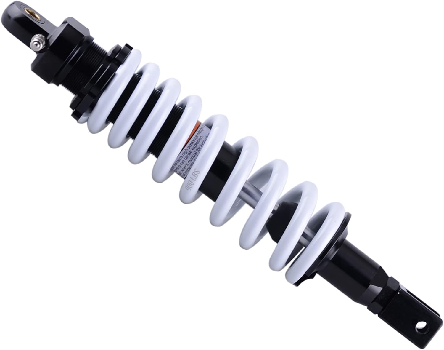 Mallofusa 380mm 15inch Air Shock Absorbers 900LBS Rear Suspension Universal Clevis ¦µ25mm Fit For Kawasaki Honda Suzuki Yamaha ATV Go Kart Quad Dirt Sport Bikes Eye to Clevis 1PCS