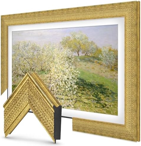 Gatsby Gold 32" Deco TV Frame for Samsung The Frame/Pro TVs image 4