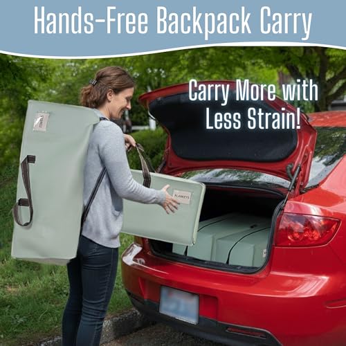 Image of VENO 10 Pack Heavy Duty Moving Bags with Backpack Straps, Zippers & Handles, Extra Large Packing Bags for College Dorm Essentials, Moving Supplies Alternative to Cardboard Moving Boxes