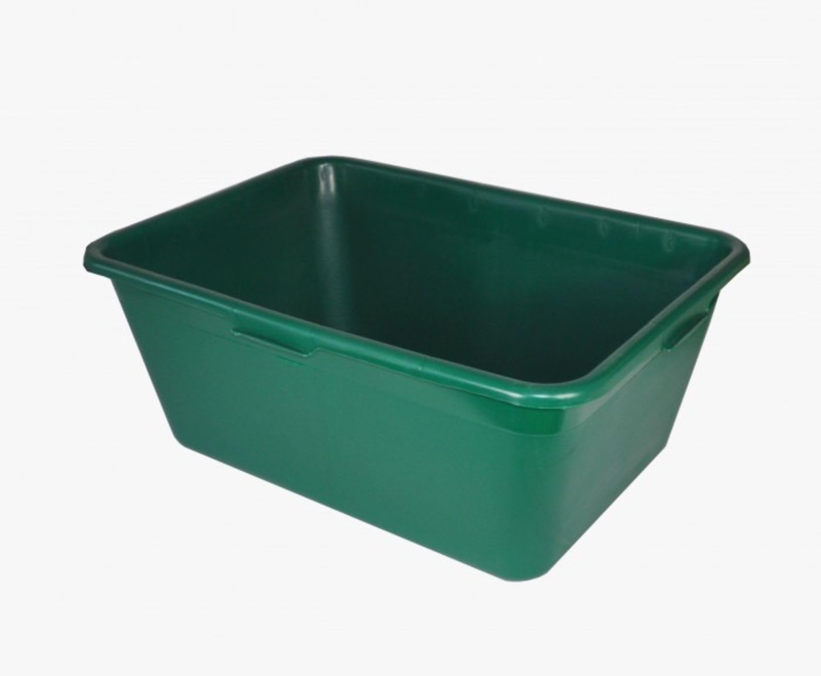 Jagdwanne 40 Liter 2er Set Wildwanne Grün Kunststoff Futterwanne Robust | BURI Futterwanne lebensmittelecht aus robustem Kunststoff als Wasserwanne für Stall, Jagd und vielseitige Tierhaltung