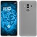 Produktbild PhoneNatic Case kompatibel mit Huawei Mate 10 Pro - weiß Silikon Hülle matt Cover