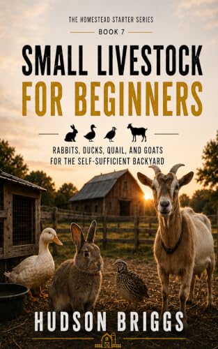 Small Livestock for Beginners: Rabbits, Ducks, Quail, and Goats for the Self-Sufficient Backyard (The Homestead Starter Series Book 7)
