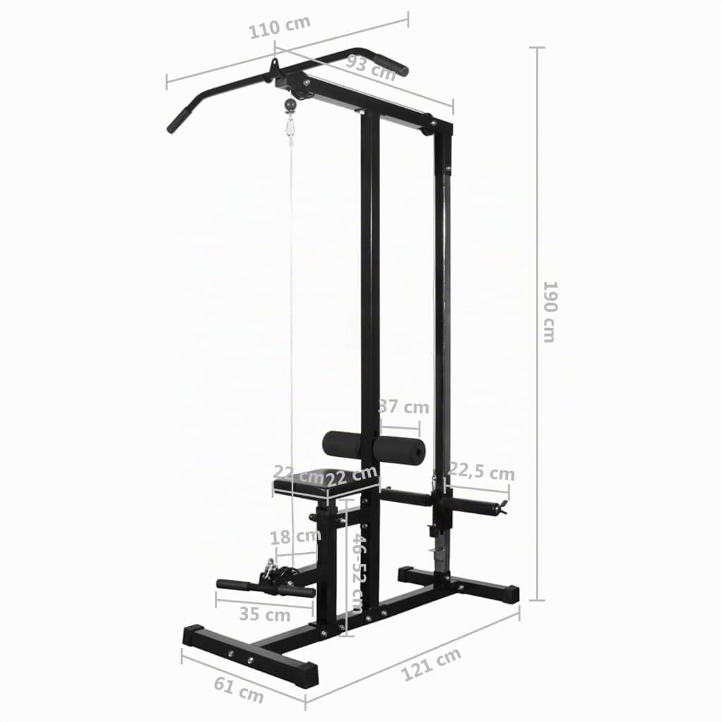 vidaXL Panca Multifunzione Fitness Palestra Casa Homegym Allenamento Muscolare