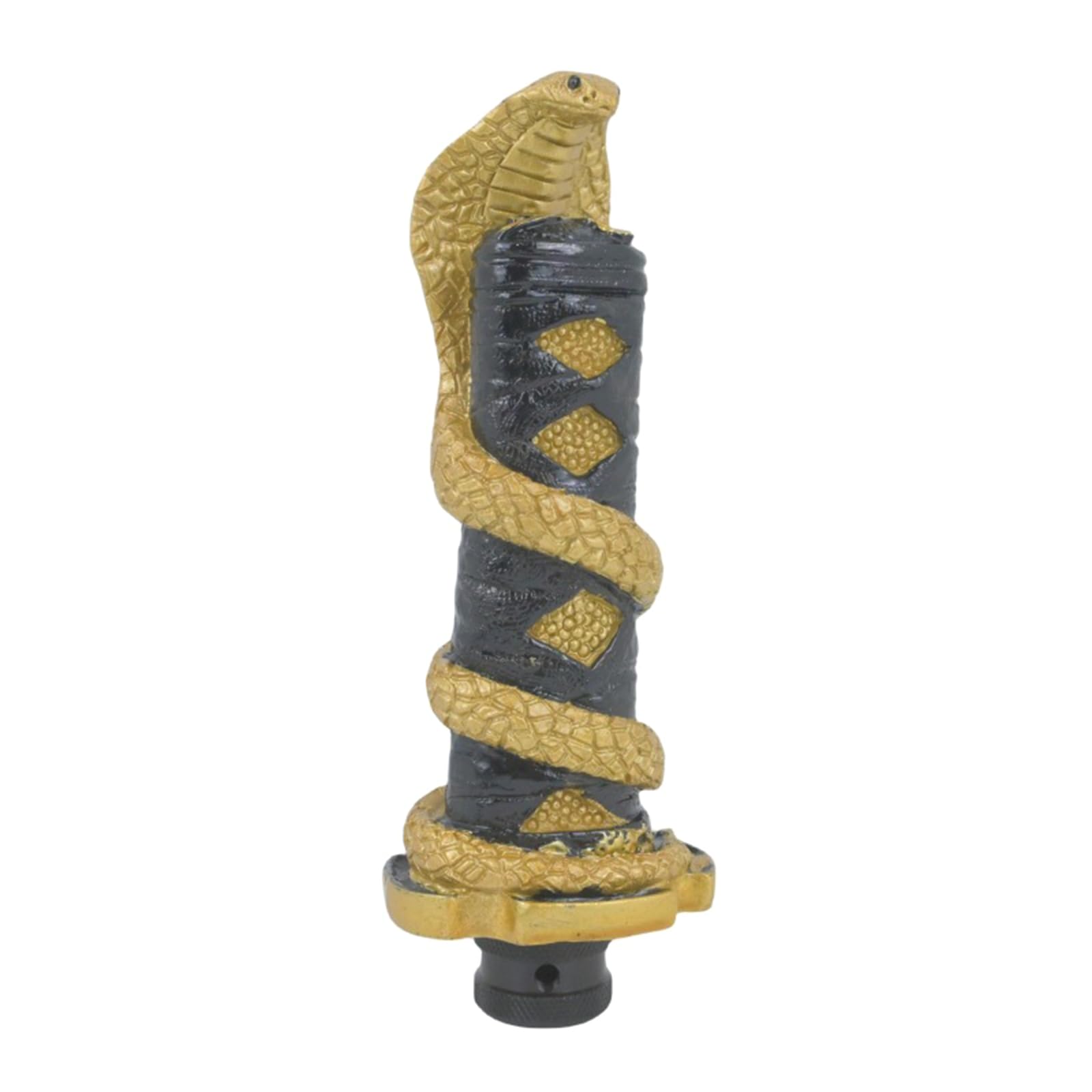 Hsioluted Black Gear Stick Protector Cover Car Gear Knob Cover Snake Shifter Head For Most Manual Transmission Car Unique Interior