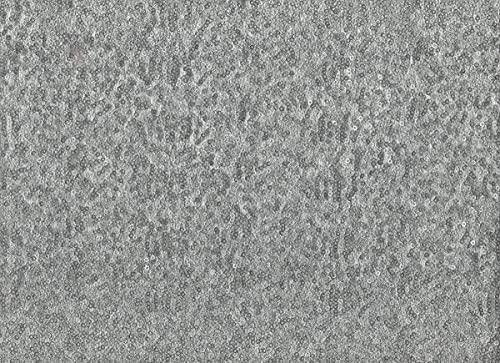 Tissu de luxe à paillettes argenté pour donner vie à vos rêves