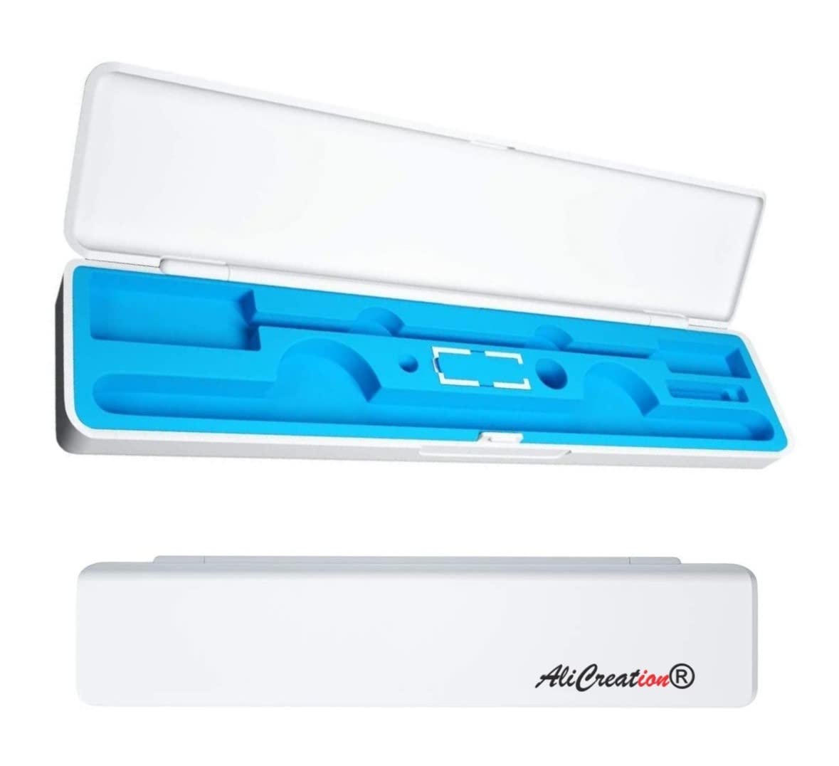 Holder Carrying Case for Apple Pencil (1st and 2nd Gen) Storage Box Portable Hard Cover ABS Plastic Cover (1)