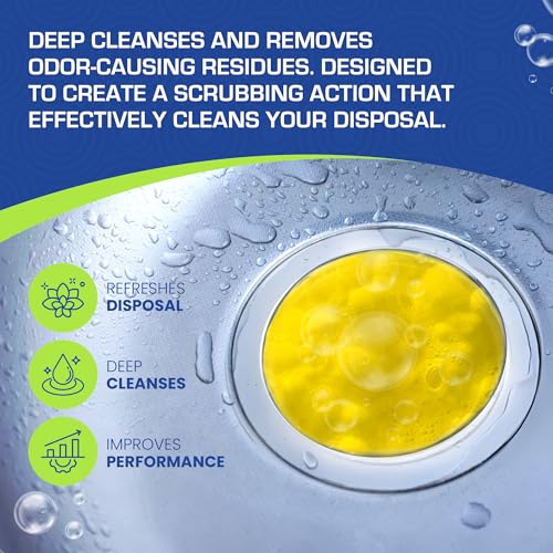 image for True Fresh Garbage Disposal Cleaner – 24-Pack Foaming Sink and Drain