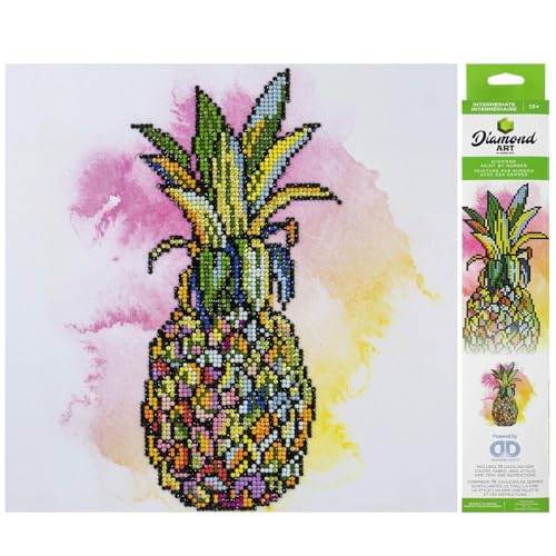 DIAMOND ART BY LEISURE ARTS Pineapple, 12