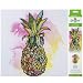 Leisure Arts - Diamond Art Sparkle Art Diamond Paint by Number Pineapple Kit – 5D Pixel Painting DIY Arts and Crafts for Kids Canvas Wall Decor
