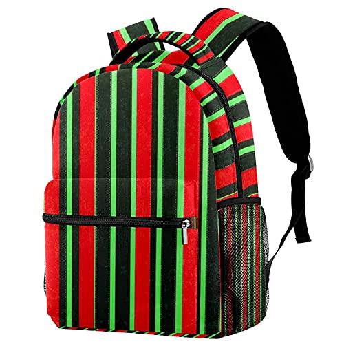 Sacs à dos réalistes avec poches rouge fraises pour filles garçons taille unique