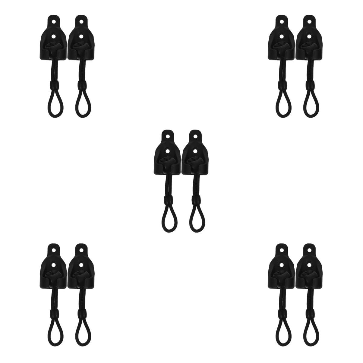 YARNOW 10 Set Fibbia per corda antivento per tapparella tapparelle notturne ganci per anelli per tende accessori per tapparelle - Accessori tende tapparelle avvolgibili fibbia parasole