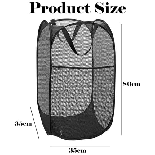 Collapsible Laundry Baskets, Convenient and Easy-to-use Up Laundrys Baskets, Foldable Folding Laundry Basket, Foldable Laundry Basket Used for Storing Clothes, Pants, Shoes, Etc - Image 2