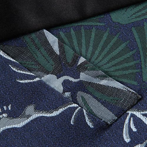 Mens Blazer One Button Dinner Tuxedo Jacket Casual Dress Party Flower Pattern Blazer for Men2