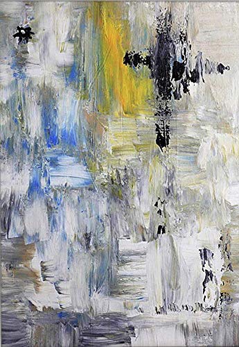 Lijiang Pinturas Abstracto a Mano - 60X90 cm Tableta sobre Lienzo Enrollado Decoración Pared para...