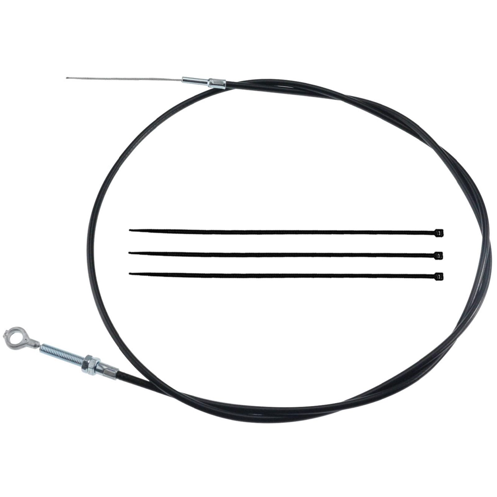 New OlymNew Olym Universal Throttle Cable for Go Kart 8252-1390 Go Cart 63" Long Inner Wire 71" inch Long, Throttle Cable for Go Kart