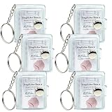 Generisch 6 - Islamisches Bittgebete Minialbum Schlüsselanhänger, Duʿāʾ Gebetssammlung, 4,5 x 3,5 cm, 16 Gebete