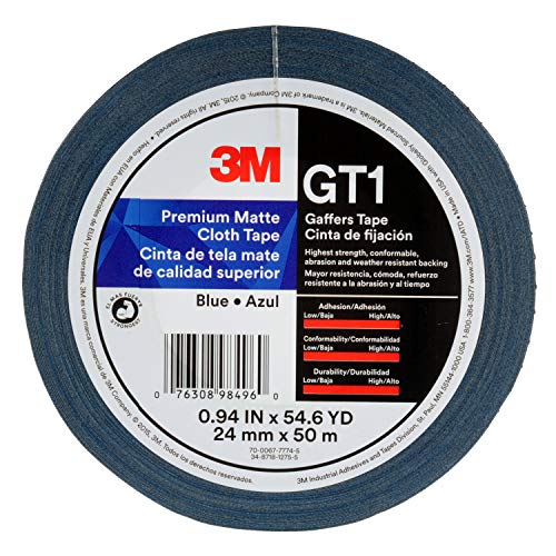 Image of 3M 98496 Tape GT1 24 mmx50 M 11 mil, Blue