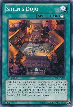 Yu-Gi-Oh! - Shien's Dojo (SDWA-EN032) - Structure Deck: Samurai Warlords - 1st Edition - Common