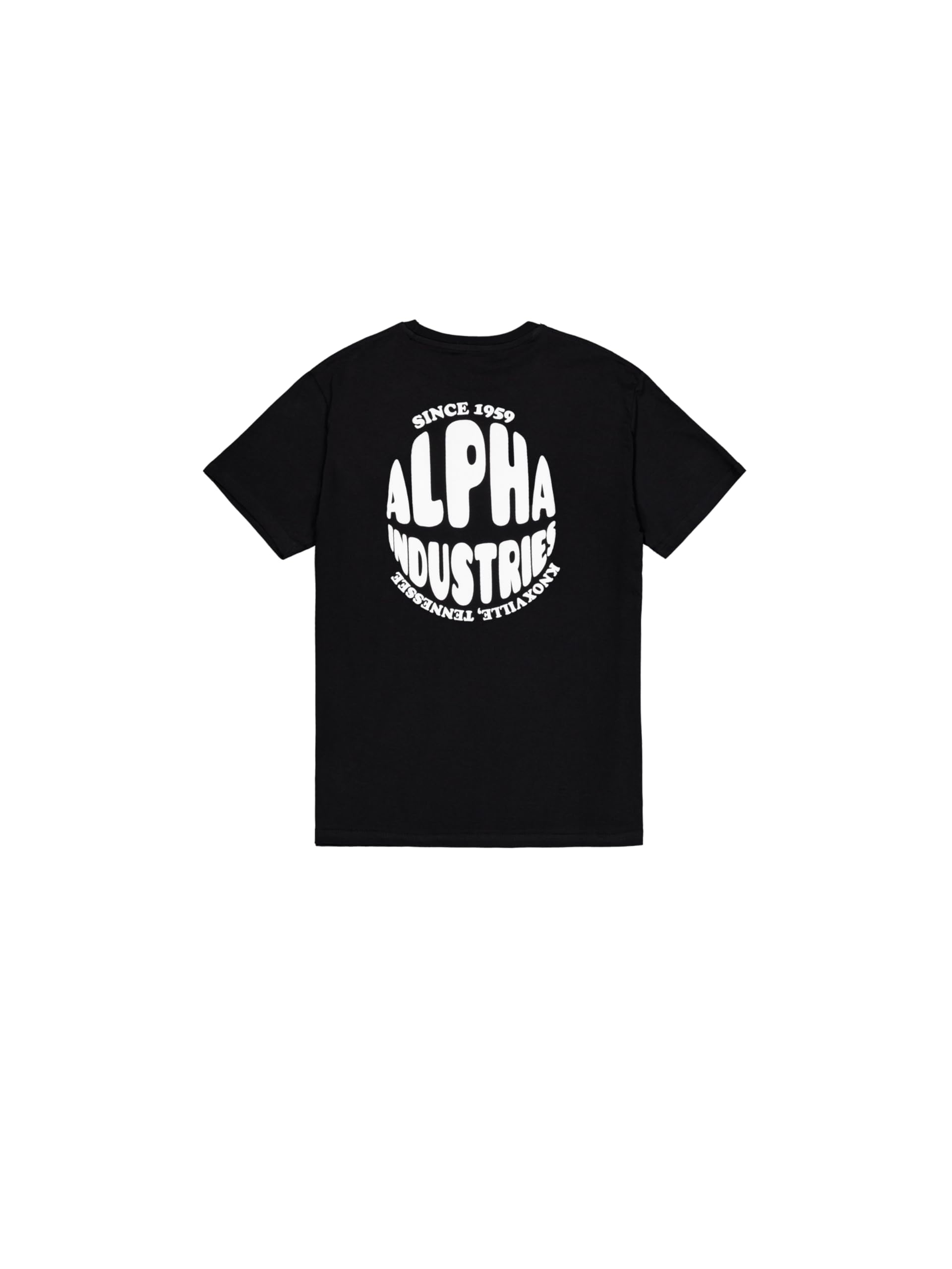 Alpha Industries Mężczyźni Logo Back Print T-shirty Black XXL