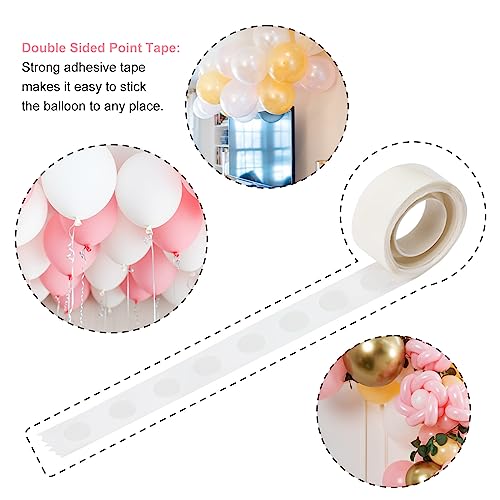 image for RUBFAC Balloon Arch Strip Kit, 26pcs Balloon Decoration Set with Ballo