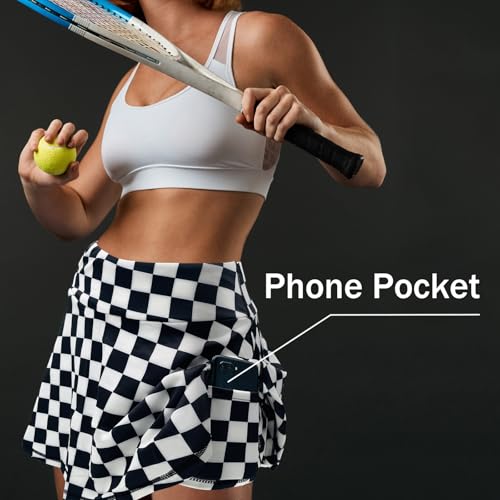 Womens Tennis Skirts Skorts High Waisted Golf Pleated Skirt for Athletic Running Pickleball Workout2