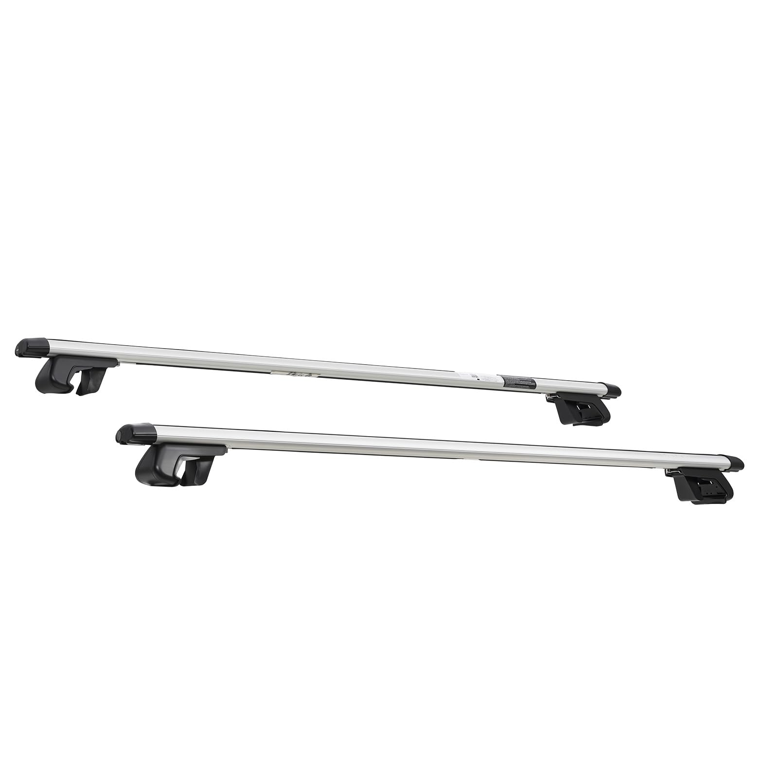 VEVOR Bagażnik dachowy do samochodu SUV, bagażnik dachowy, maksymalne obciążenie 100 kg długości 1280 mm, 2 sztuki do uniwersalnych aluminiowych bagażników, rowerów, podróży, kempingu, wędkowania