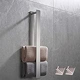 Installation ohne Bohren - Mit dem starken Klebepad kann der Handtuchhalter stabil an der glatten sauberen Wand kleben.