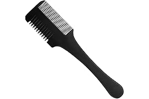 Razor Comb for Effortless Hair Trimming and Styling (Black)