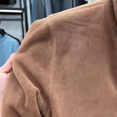 Fleece Jacket for Men Casual Soft Coat Stand Collar Full Zip Jackets | Zipper Closure, Front Pockets, Long Sleeve, Soft Warm, Casual Outdoor, Daily Wear, Fall Winter, Spring Fall - image 4