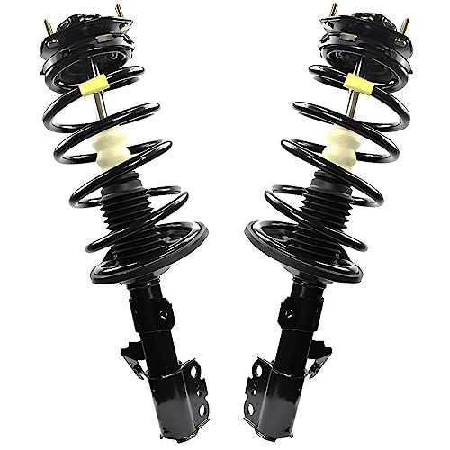 Image of Detroit Axle - AWD Front Steering Knuckles Hubs Struts Sway Bars Kit Replacement for 2010 2011 2012 2013 Toyota Highlander [Without Air Suspension]