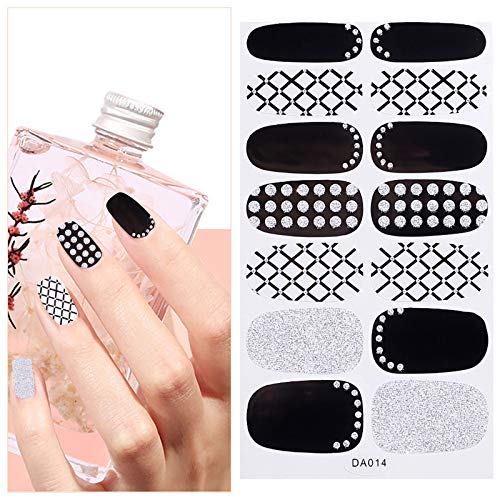 Qiuday 11 Blatt Maniküre Nagel Kunst Sticker, Nagelsticker, Nagelaufkleber, Design Selbstklebende Nail Art Aufkleber… – Bild 7