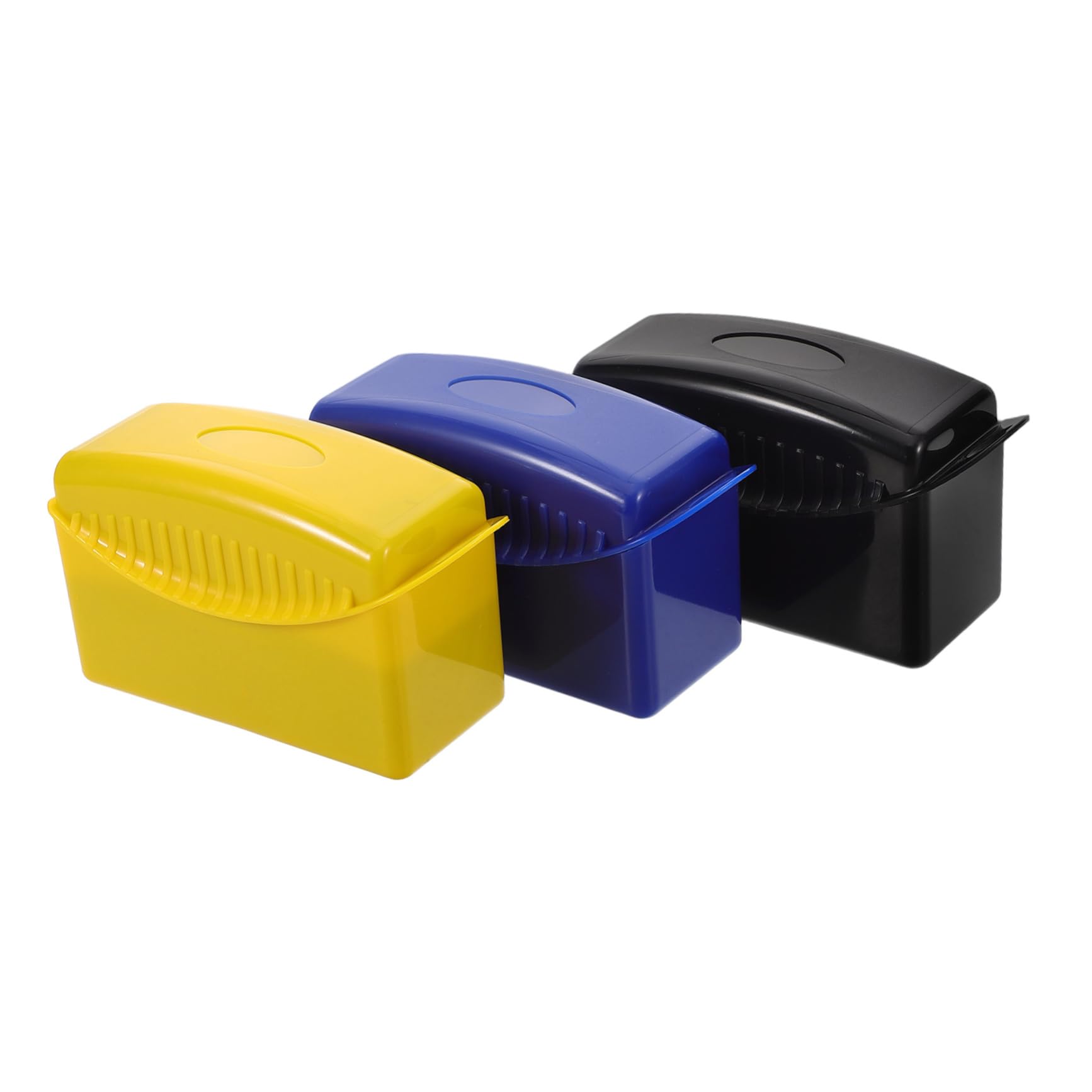 Luxshiny 3pcs Car Detailing Kit Tire Shine Applicator Sponge Wash Brushes for Vehicles Tire Brightness Restore Paint Gloss Convenient Maintenance