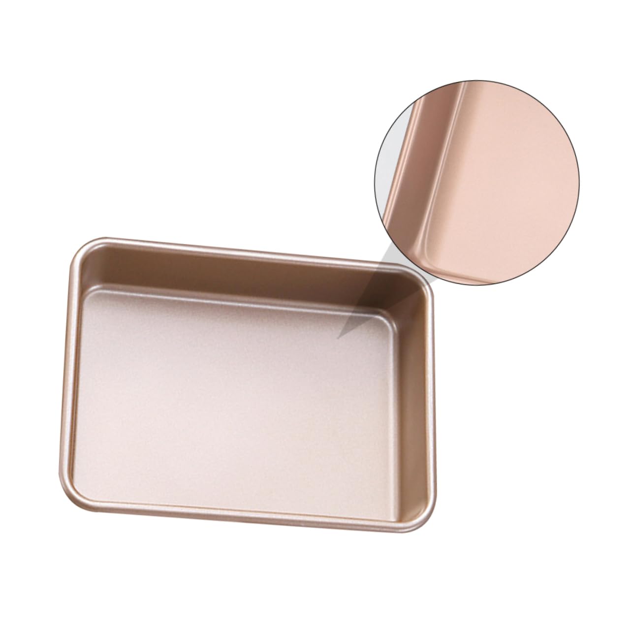 STOBAZA Non Stick Cake Mould Baking Pan for Bread and Cakes Kitchen Tray with Rounded Edges Easy Release for Home Baking