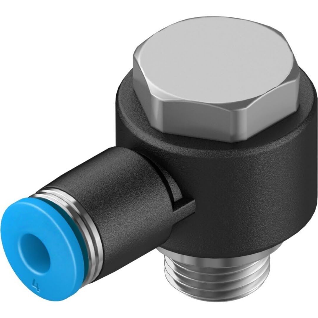 Original QSLV-G1/8-4 186137 Push-in L-Fitting (10 Units/Package)