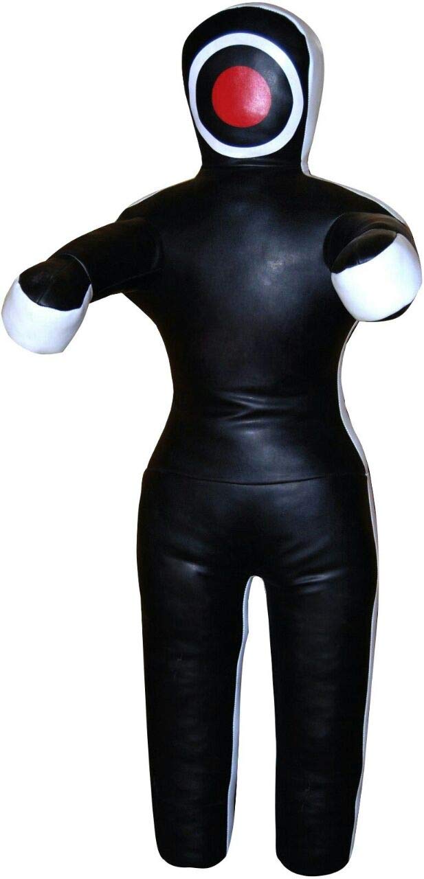 Lisaro Sacco da Boxe Sacco Di Sabbia/150 cm,35 – 38 kg riempito con resti di tessile, per quattro punti – Catena, materiale vinile (similpelle) con logo