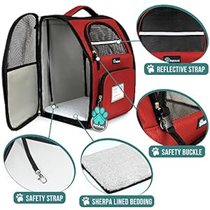 PetAmi-Dog-Backpack-Carrier-for-Small-Large-Cat-Pet-Puppy-Ventilated-Pet-Hiking-Backpack-Travel-Bag-Airline-Approved-Cat-Backpack-Carrier-Camping-Biking-Dog-Bag-Up-to-18lbs-Pet-Red - Cucciolini Doodles   PetAmi-Dog-Backpack-Carrier-for-Small-Large-Cat-Pet-Puppy-Ventilated-Pet-Hiking-Backpack-Travel-Bag-Airline-Approved-Cat-Backpack-Carrier-Camping-Biking-Dog-Bag-Up-to-18lbs-Pet-Red