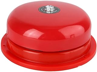6 inches 100db AC Stainless Steel Internal Strike Type Electric Bell, Fire Alarm Bell for Emergency Evacuation School and Station Security Alarm Bell 12V