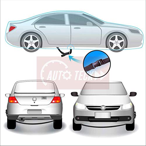 Image of CARMATE Parachute Custom Fitting Car Body Cover for Maruti Old DZIRE - Blue (Without Side Mirror & Antenna Pockets)