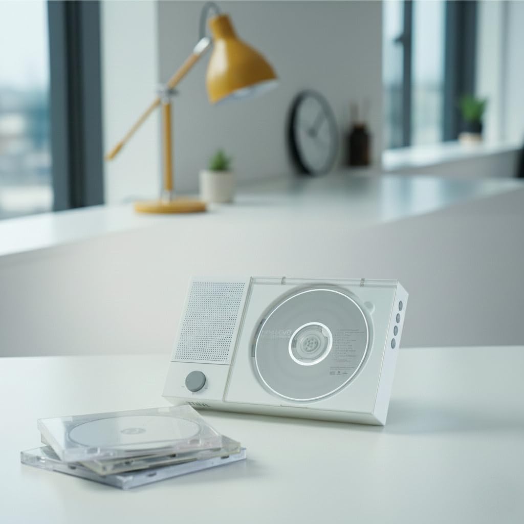 [TINYL Split] All-new Upgraded 3-in-1 CD Player, Detachable Bluetooth Speaker & CD Player, Portable, Rechargeable