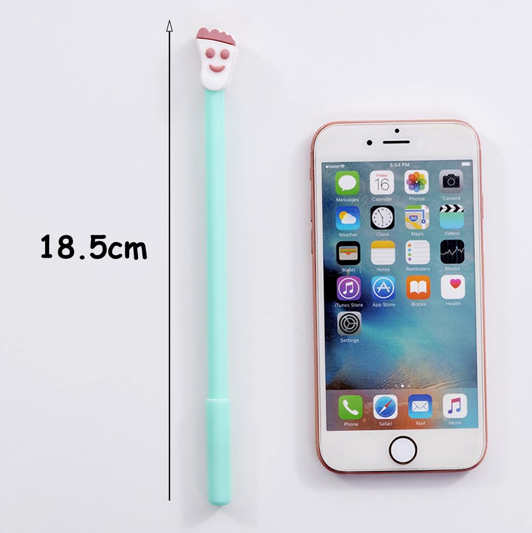 Ranvi Cute Ice Cream Molds Gel Pen Students Stationery Office Supplies (Pack of 16) - Image 4