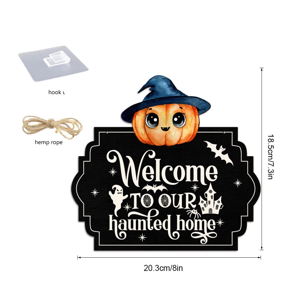 Amazon.co.jp: ハロウィンウェルカムボード木製ドアサインドア装飾店舗