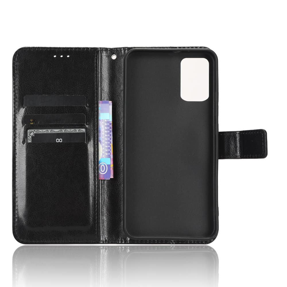 SEAHAI Cover per TCL 403, Ultra Sottile Custodia Premium Pelle Portafoglio Kickstand Slot per Schede [RFID Blocking] TPU Antiurto Flip Cover Libro - Verde