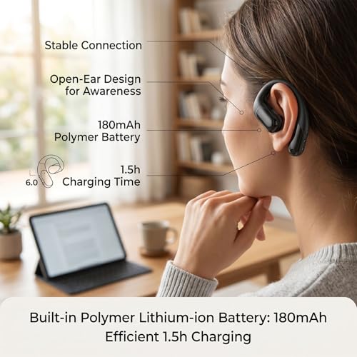 Auricular Bluetooth Fabater 6.0 In Ear con Micrófono Rotativo miniatura 6
