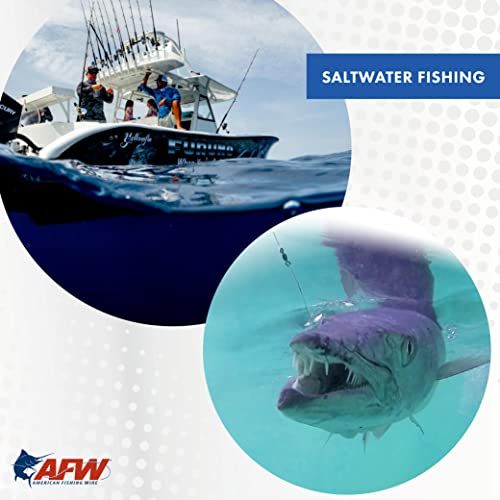 Afw Titanium Tooth Proof, Single Strand Leader Wire, 100 Lb, 15 Ft #TOP7