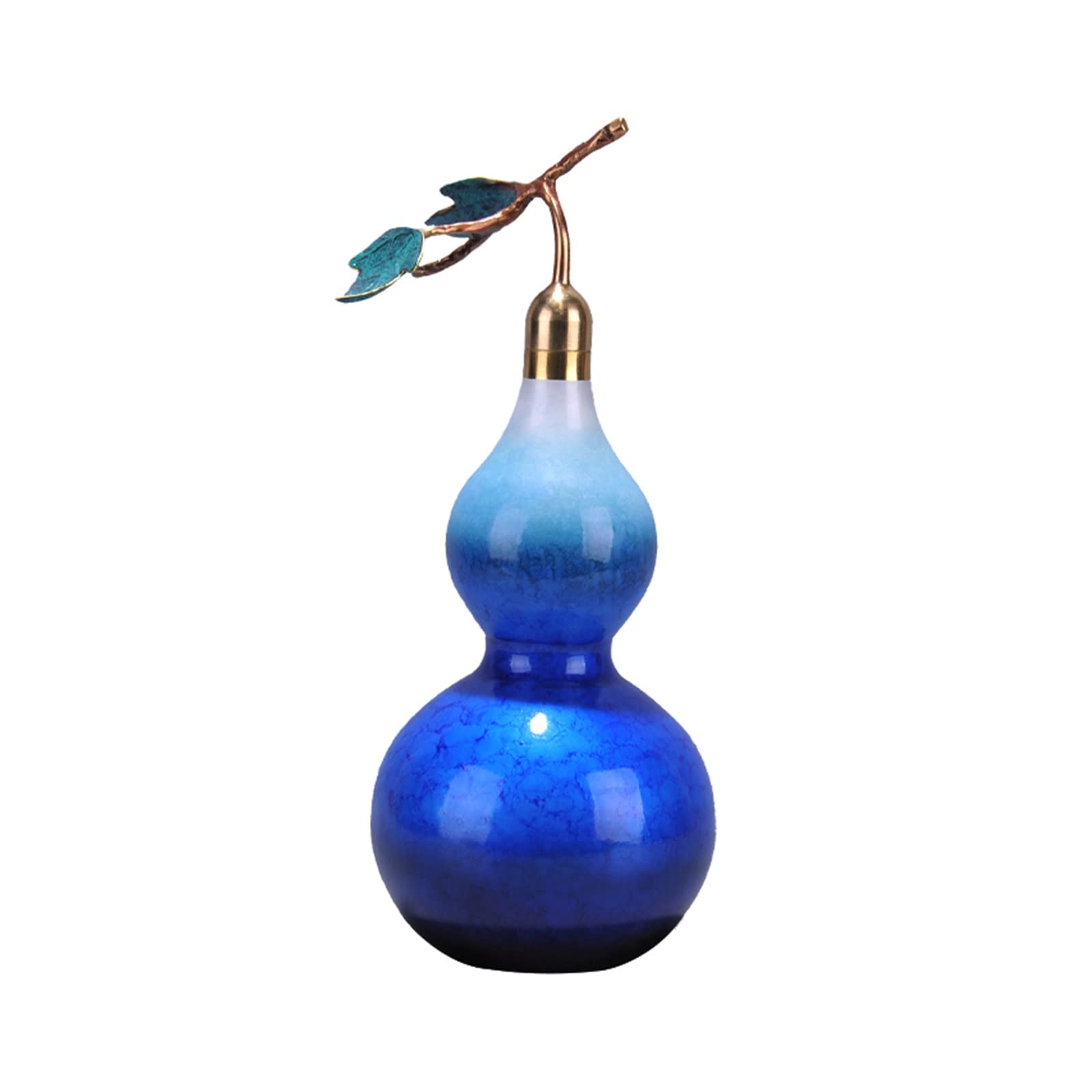 hongchenke34 Copper statue All Copper Gourd Ornaments Open Pure Living Room Entrance Decorations Crafts