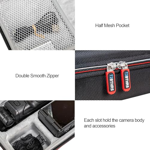 Estuche rígido EVA para cámara Sony ZV-1 y accesorios miniatura 5
