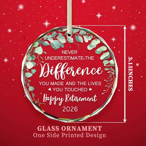 Image of Retirement Gifts for Men,Women 2026, First Christmas Retired Ornament 2026